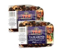 TRS Tamarind - 200g, Imli, Authentic Tangy Flavor, Ideal for Cooking and Marinades, Perfect for Traditional Indian Dishes, Product from India (Pack of 2)