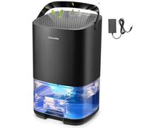 Trsaow 1000ML Dehumidifier, Dehumidifiers for Home 280 Sq.Ft, Dehumidification by Condensing Technology, Avoid Clothing Odor, Wall Mold, Dehumidifiers for Drying Clothes, Purifying Air