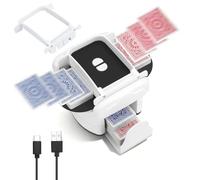 Trsaow Automatic Card Shuffler for 1-4 Decks, Rechargeable Battery, 2 Shuffle Modes, 100,000 shuffles per charge, Portable Card Shuffler Machine for Poker, Bridge, UNO, Phase 10 (Upgraded-Shuffler)