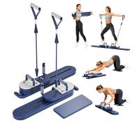 Trsaow Special Split Pilates Board All in one reformer pilates machine full-body muscle training pilate reformer board LED Display Real time reformers pilates machine at home pilates equipment