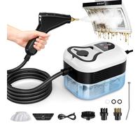 Trsaow Steam Cleaners 1.2L 2500W 3.5 Bar Portable Steam Cleaner Handheld,6 Speed Adjustable Steamer Cleaning Machine High Pressure Steam Cleaner with 4 Brush for Home Kitchen Sofa Floor Car Bathroom