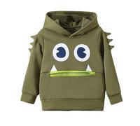 Trsenvrml Boys Hoodies for Kids Hooded Dinosaur Sweatshirts Long Sleeve Pullover Tops Size 2-8 Years (Green, 3-4T)