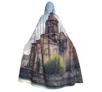 TRSGKSQP Armenian Church Adults Hooded Cloak Halloween Cloak Long Hood Robe Cape Cosplay Costume