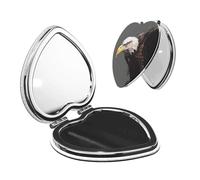 TRSGKSQP Compact Mirror Eagle Pocket Travel Makeup Mirrors Double Sided 1x/2x Magnifying Foldable Mini Cosmetic Mirrors Portable Handheld Beauty Mirror for Women Girls Gift
