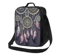 TRSGKSQP Insulated Lunch Bag for Women Men Lunchbox Dream Catcher Reusable Lunch Box Leakproof Cooler Bag with Adjustable Shoulder Strap Lunch Tote Bags for Work, Travel,Outdoor