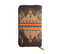 TRSGKSQP Native Women's Wallets Ladies Credit Card Holder Slim Thin Leather Clutch Cell Phone Handbag for Women