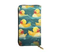 TRSGKSQP Rubber Ducks Women's Wallets Ladies Credit Card Holder Slim Thin Leather Clutch Cell Phone Handbag for Women