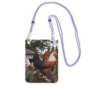 TRSGKSQP Small Crossbody Bags for Women Cell Phone Purse Mini Cellphone Wallet BackYard Chickens Cell Phone Bag