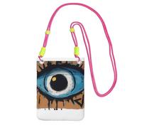 TRSGKSQP Small Crossbody Bags for Women Cell Phone Purse Mini Cellphone Wallet Evil Eye Cell Phone Bag