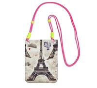 TRSGKSQP Small Crossbody Bags for Women Cell Phone Purse Mini Cellphone Wallet French Paris Tour Eiffel Tower Cell Phone Bag