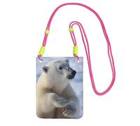 TRSGKSQP Small Crossbody Bags for Women Cell Phone Purse Mini Cellphone Wallet Polar bear Cell Phone Bag
