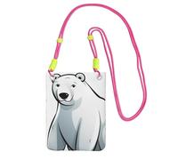 TRSGKSQP Small Crossbody Bags for Women Cell Phone Purse Mini Cellphone Wallet Polar Bear Cell Phone Bag