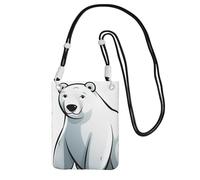 TRSGKSQP Small Crossbody Bags for Women Cell Phone Purse Mini Cellphone Wallet Polar Bear Cell Phone Bag