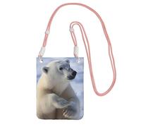 TRSGKSQP Small Crossbody Bags for Women Cell Phone Purse Mini Cellphone Wallet Polar bear Cell Phone Bag