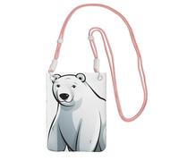 TRSGKSQP Small Crossbody Bags for Women Cell Phone Purse Mini Cellphone Wallet Polar Bear Cell Phone Bag