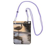 TRSGKSQP Small Crossbody Bags for Women Cell Phone Purse Mini Cellphone Wallet Wild Goose by the Bridge Cell Phone Bag