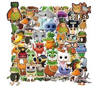 Trsnzsnro Steal a Italian Brainrot Stickers Tung Tung Tung Sahur Tralalero Tralala Los Tralaleritos Halloween Birthday Party Decorations 55PCS for Kids