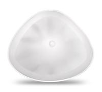 Trssorm Breast Mastectomy Prosthesis Silicone Breast Forms Transparent Triangle Shape for Breast Cancer Patients Only One Piece