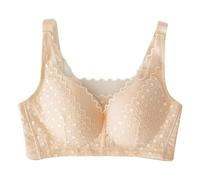 Trssorm Mastectomy Bras with Pockets for Many Kinds of Breast Prosthesis Post Surgery Women Bra Beige