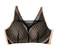 Trssorm Mastectomy Bras with Pockets for Many Kinds of Breast Prosthesis Post Surgery Women Bra Black