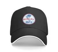 TRTDYF Baseball Cap Carroll Shelby Cobra Baseball Cap dad hat Sunhat Trucker Hat Trucker Hats for Men Women's Gift Black