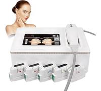 TRTDYFKH Anti-Aging & Fat Reduction Face And Neck Lifting Device HIFU For And Body - 7 MHz/4 MHz Dual Frequency, With 3/5 Cartridges 10000 Shots(5heads)