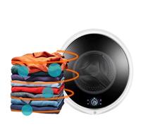 TRTDYFKH Compact Laundry Dryers 3.2KG Capacity Electric Mini Dryer Machine With Stainless Steel Liner With Touch Control For Apartment, RVs, Dorms 1550W