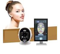 TRTDYFKH Facial Analysis Instrument, 8spectral Imaging And 20 Test Items, Skin Symptom Analysis Prediction And Recommended Skin Care Regimen, Cloud Storage Repor, For Salon(White)