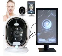TRTDYFKH Facial Analysis Instrument, Ai Intelligent Skin Detector, 20 Test Items + Skin Symptom Analysis Prediction + Recommended Skin Care Regimen(White)