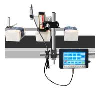 TRTDYFKH Online Inkjet Coder,Industrial Inkjet Printer Online Inkjet Coding Printer Batch Date,Number Code On Carton Box,Plastic Bags,Tin Can,Pet Bottles(12.7mm)