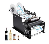 TRTDYFKH Round Bottle Labeling Machine Labeler Label Applicator Machine For 0.6-4 Inch/15-100 Mm Bottle Diameter For Labeling Round Bottles