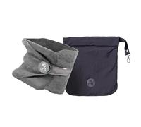 trtl Travel and Airplane Pillow - Real Sleeping Experience on Long Flights - Neck and Shoulder Support - Super-Soft, Lightweight, Easy-to-Carry, and Machine-Washable Flight Pillow - Grey