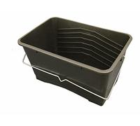 TRTO 15 L Black Plastc Paint Scuttle With Metal Handle Pain Bucket (15 Litres) Easy To Use