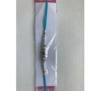 TRTO 1Pcs Blue Color Rakhi Thread RAKSHA BANDHAN Hindu Indian FESTIVALWith Attractive Looks