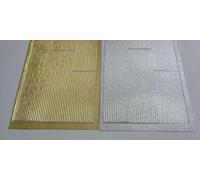 TRTO 1Pcs Gold Color 2mm Pearl or Holographic Straight Border Peel Off Stickers Card Making Craft Easy to Use and Useful for Decorations
