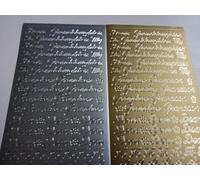 TRTO 1Pcs Gold Color Granddaughter Grandson Dear Special Peel Off Stickers Grand Son Daughters Easy to Use and Useful for Decorations