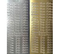 TRTO 1Pcs Peel Off Sticker Sheet Mother Father Brother Sister Dear Day Card Making Craft Easy to Use and Apply