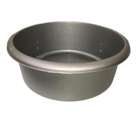 TRTO 1Pcs Silver Large Round Circular Water Washing Up Bowl Large Basin Sink Kitchen Wash Basin, Plastic Kitchen Sink Tidy Organisers
