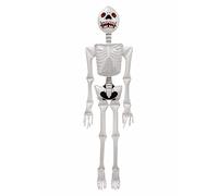 TRTO 1Pcs White Color Inflatable Skeleton Halloween Party Decoration Horror Props Ghost Blow Up Useful for Halloween Party