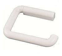 TRTO 1Pcs White Toilet Roll Holder Fixings Inc Bathroom Wall Dispenser Towel Rest Easy To Use and Fits