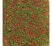 TRTO 25 Gram Red and Green Crystals Color Party Treats Cupcake Sprinkles Edible Sugar Xmas Cupcake Cake Toppers Decoration With Attractive Looks