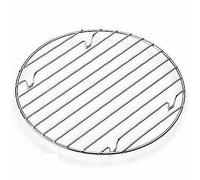 TRTO 25cm Chrome Metal Wire Round Cake Baking Stand Cooler Wire Catering Cupcake Easy to Use