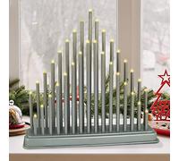 TRTO 33 LED Christmas Tree Light Stands Bridge Window Holiday Decorations Useful for Decoration