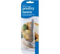 TRTO 8 Chicken Poultry Meat Lacers Trussing Needles & Lacing Twine Easy to Use