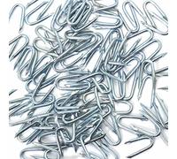 TRTO Silver Colour Galvanised U Nails 15mm - 40mm Netting Fencing Staples Wire Mesh Fences Easy To Use and Clean