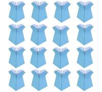 TRTO Sky Blue Color Living Vases Florist Bouquet Box Flower Plant Aqua Sweet Boxes Gift With Attractive Looks