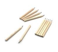 TRTO Small Mini Pencils HB Half Length - Golf Games Wooden Short Small Pencils (20 Pencil)