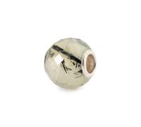 TrTrollbeads Green Prehnite Faceted Gemstone Bead Charm for Women