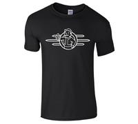TRTRTRRERE Vault Boy Vault Tec Fallout Inspired Unisex Kids Adults Top T-shirtT Black