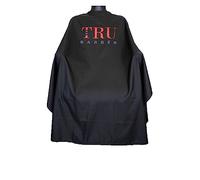 TRU BARBER Hairdressing Cape XXL, With Silicone Collar, 100% Polyester, Lightweight and Water Resistant, Professional Salon Cape with Snap Closure for Haircutting.
